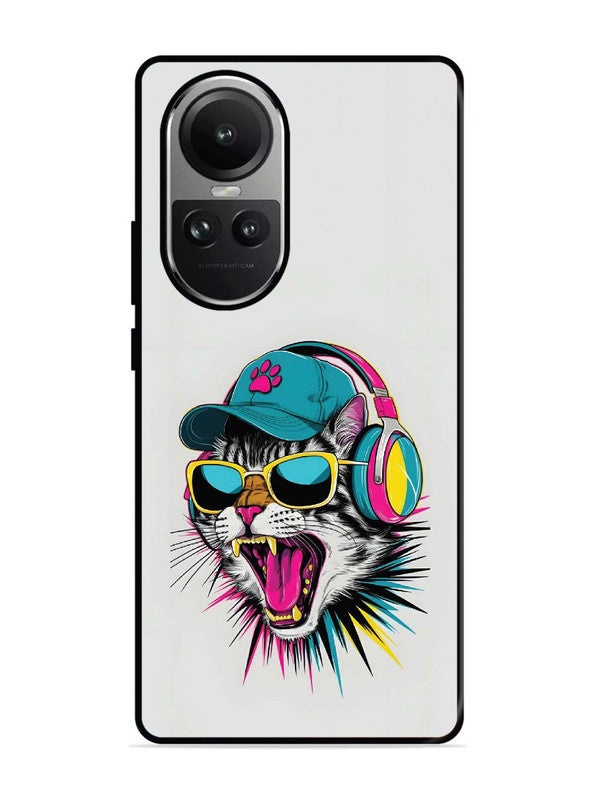 Oppo RENO 10 Pro 5G Neon Pop Art DJ Cat Vibe