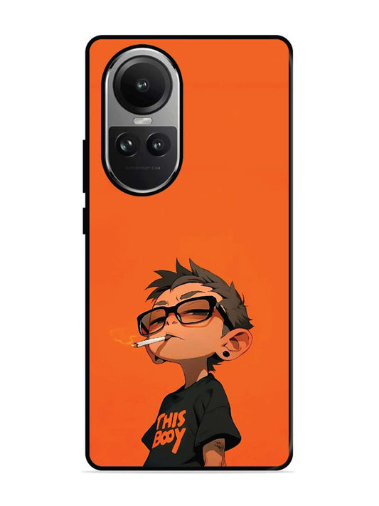 Oppo RENO 10 Pro 5G Vibrant Orange Attitude Cartoon