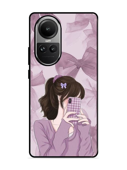 Oppo RENO 10 Pro 5G Pinky Girl taking selfie