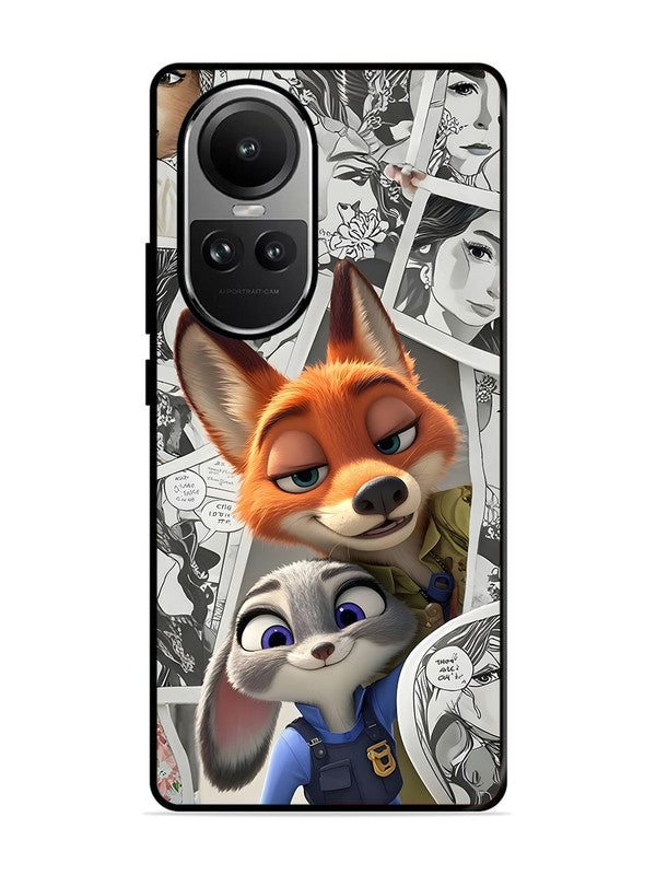 Oppo RENO 10 Pro 5G Cute Nick wilde and judy hopps