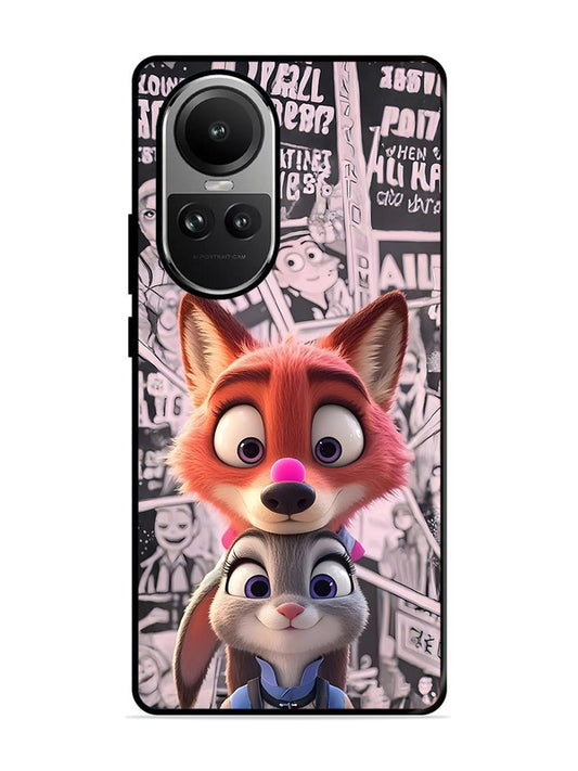 Oppo RENO 10 Pro 5G Cute Nick wilde and judy hopps 2