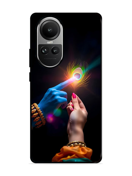 Oppo RENO 10 Pro 5G Radha Krishna touching feather