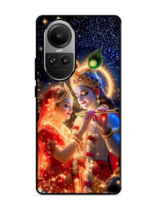 Oppo RENO 10 Pro 5G | 2D Metal | Radha Krishna posing with flute | OPR-10P-462