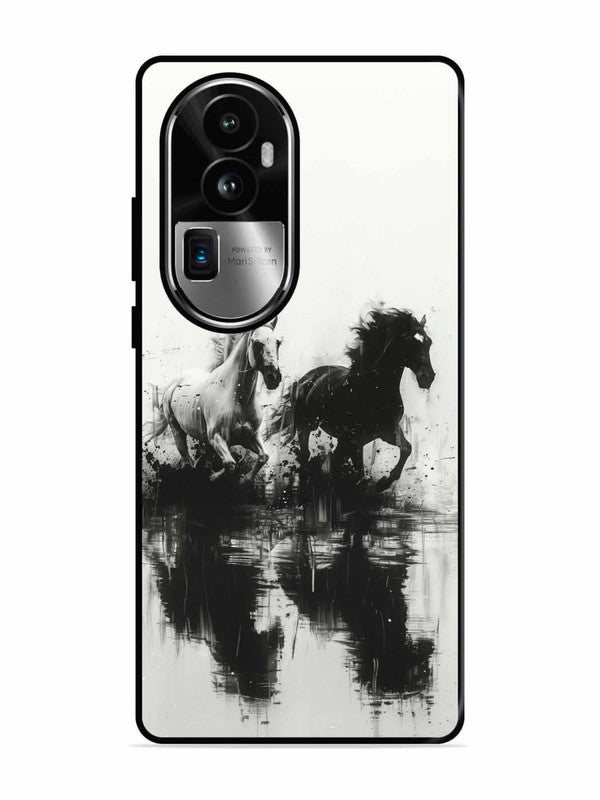 Oppo RENO 10 Pro Plus Black & White Horse