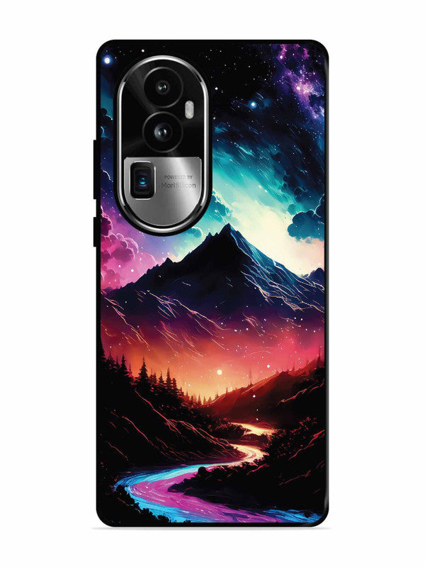 Oppo RENO 10 Pro Plus mountain-valley-Colorful-cloud-at-night