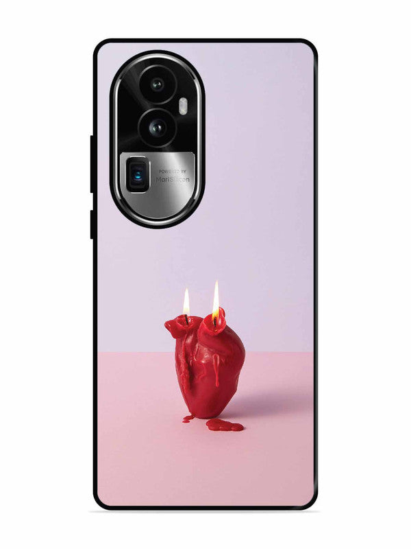Oppo RENO 10 Pro Plus A Lighted Heart Candle