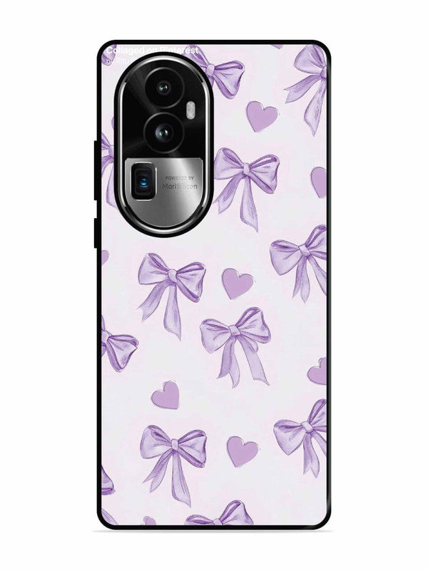 Oppo RENO 10 Pro Plus Bow Tie, Purple Hair Band