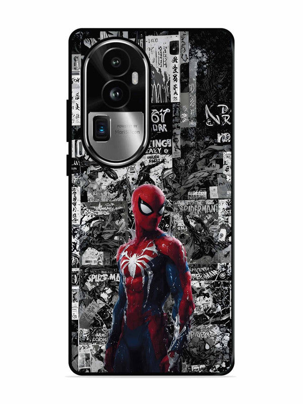 Oppo RENO 10 Pro Plus Spiderman Highlighted on News Paper