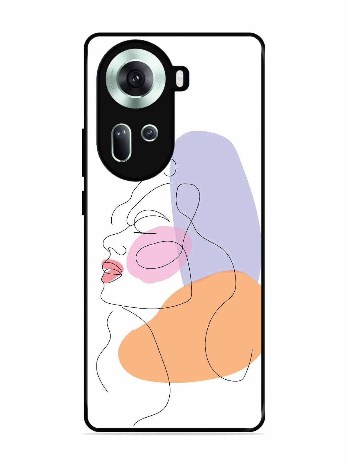 Oppo RENO 11 5G Line Art Girl Face