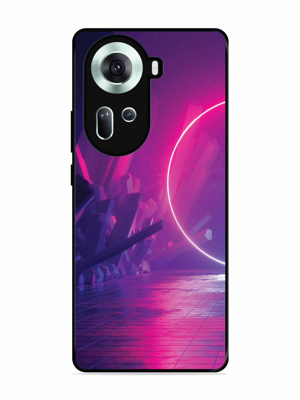 Oppo RENO 11 5G abstract with Neon Light
