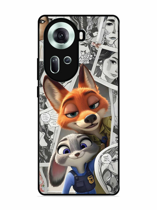 Oppo RENO 11 5G Cute Nick wilde and judy hopps
