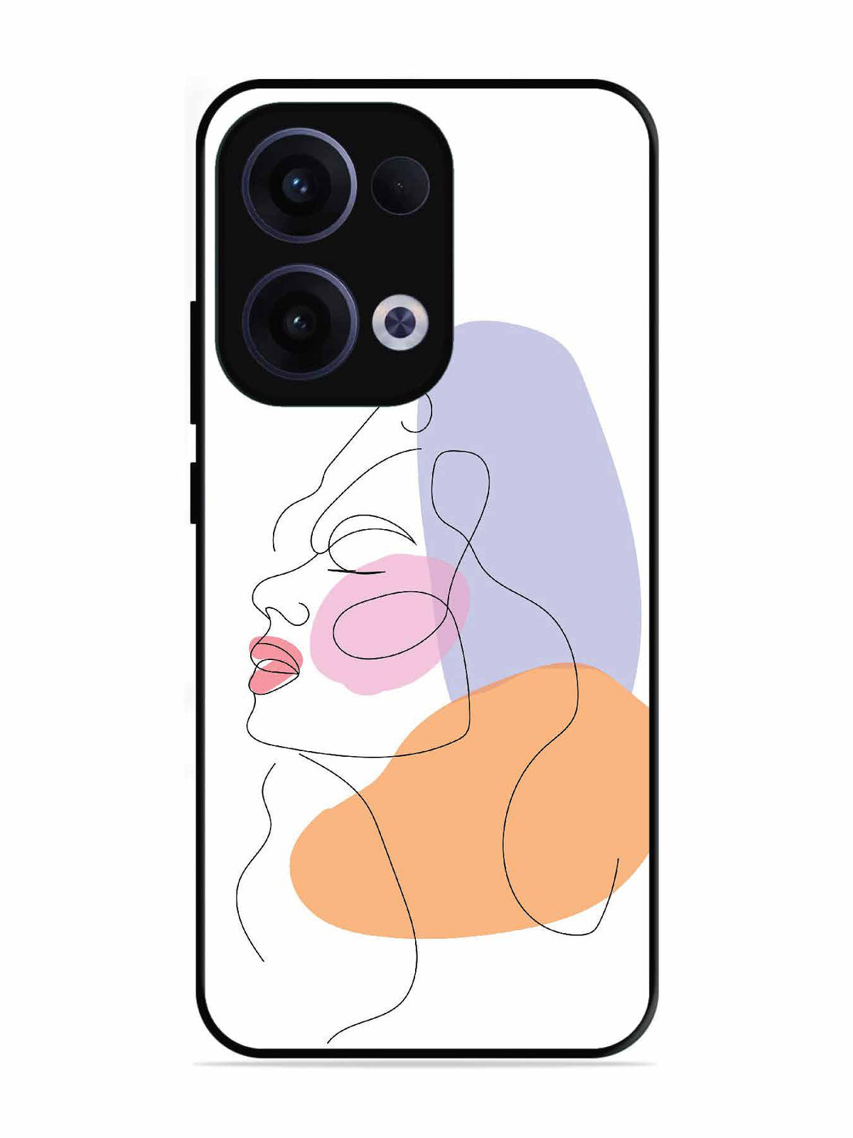 Oppo RENO 13 5G Line Art Girl Face