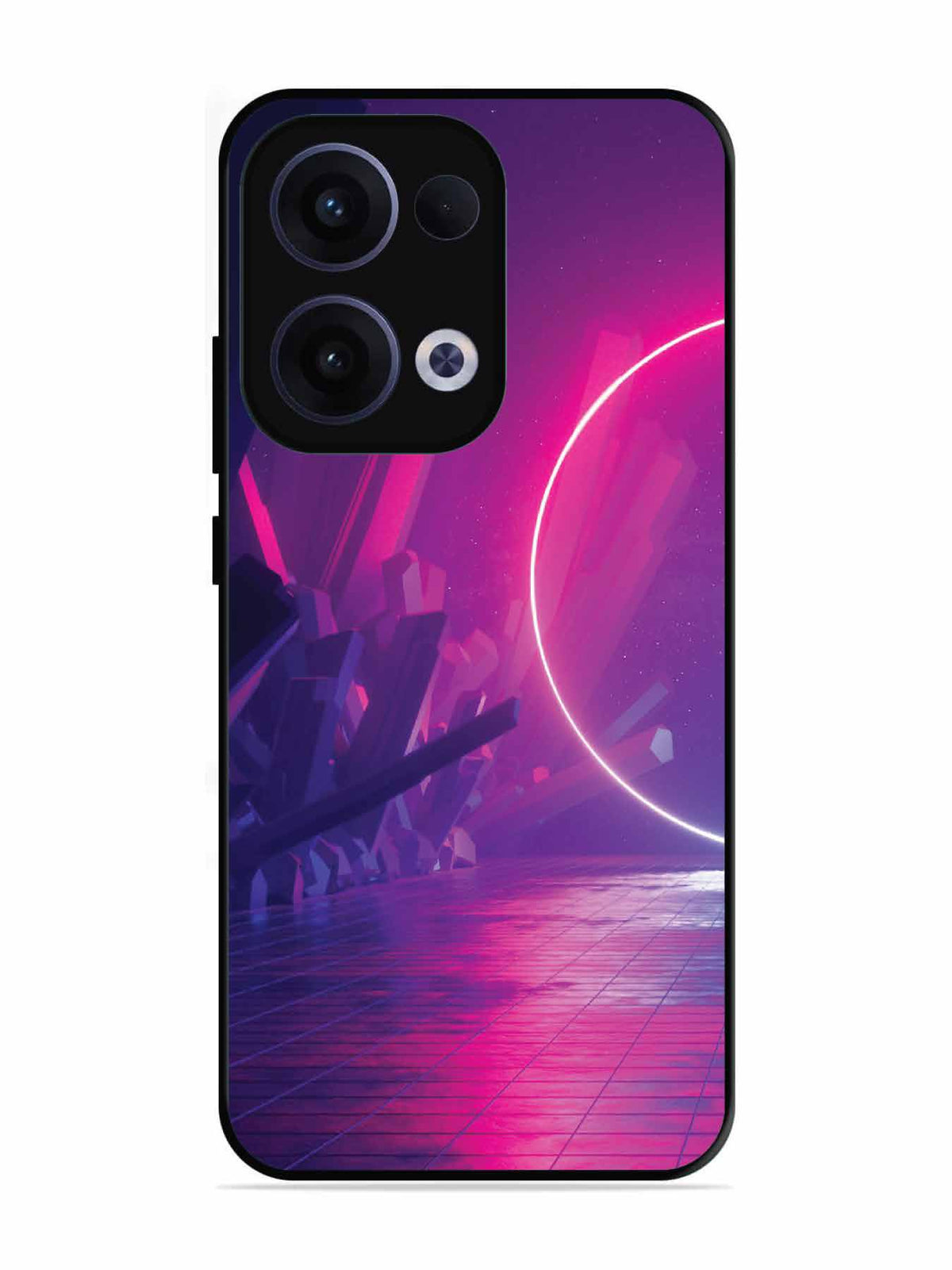 Oppo RENO 13 5G abstract with Neon Light