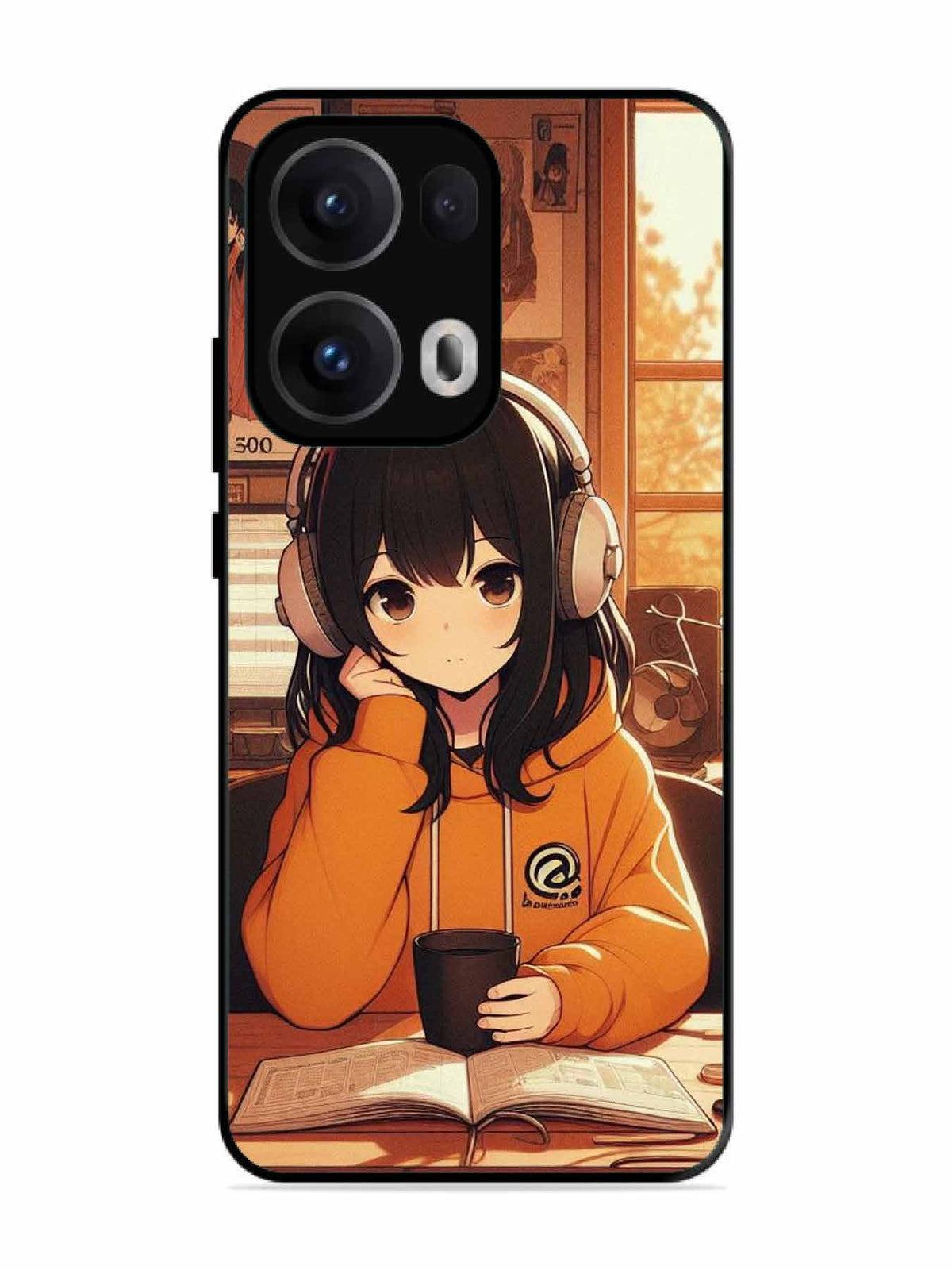 Oppo RENO 13 Pro Cute Girl listening Music