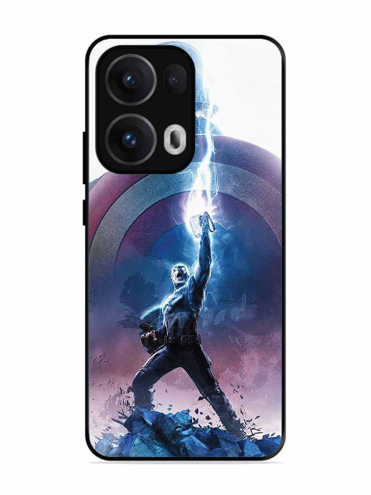 Oppo RENO 13 Pro captain america thor hammer lightning