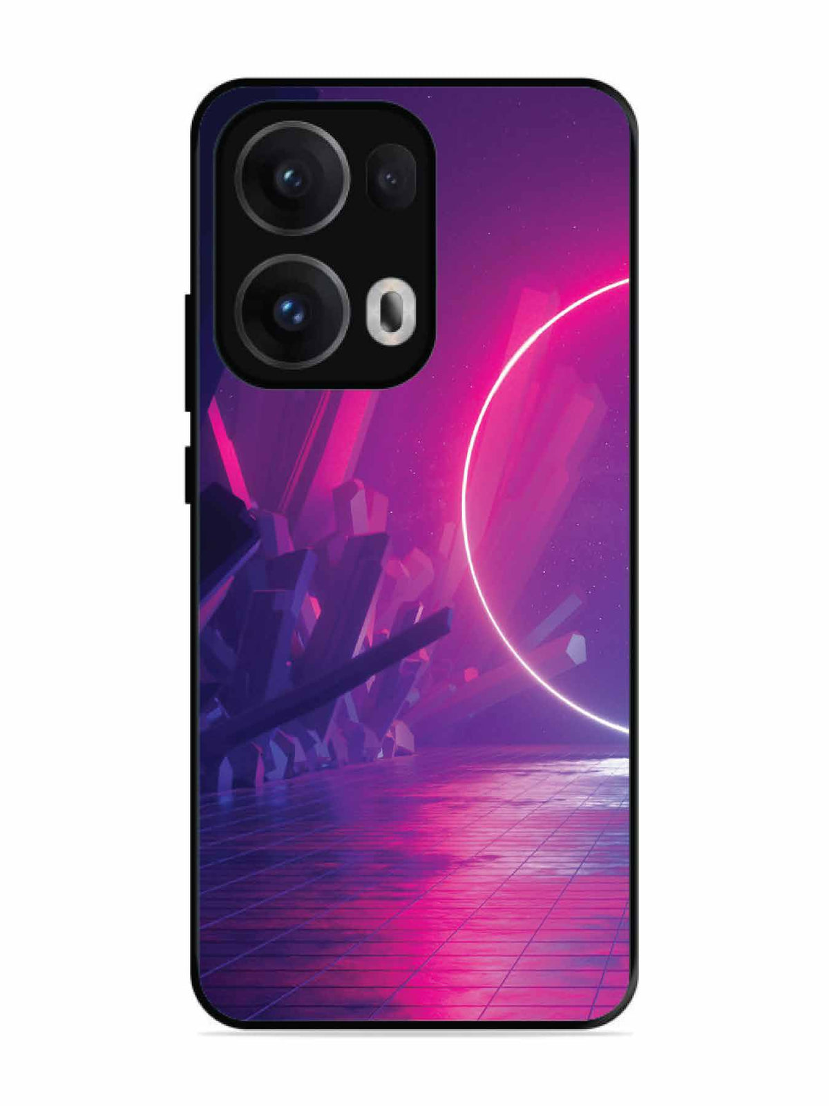 Oppo RENO 13 Pro abstract with Neon Light