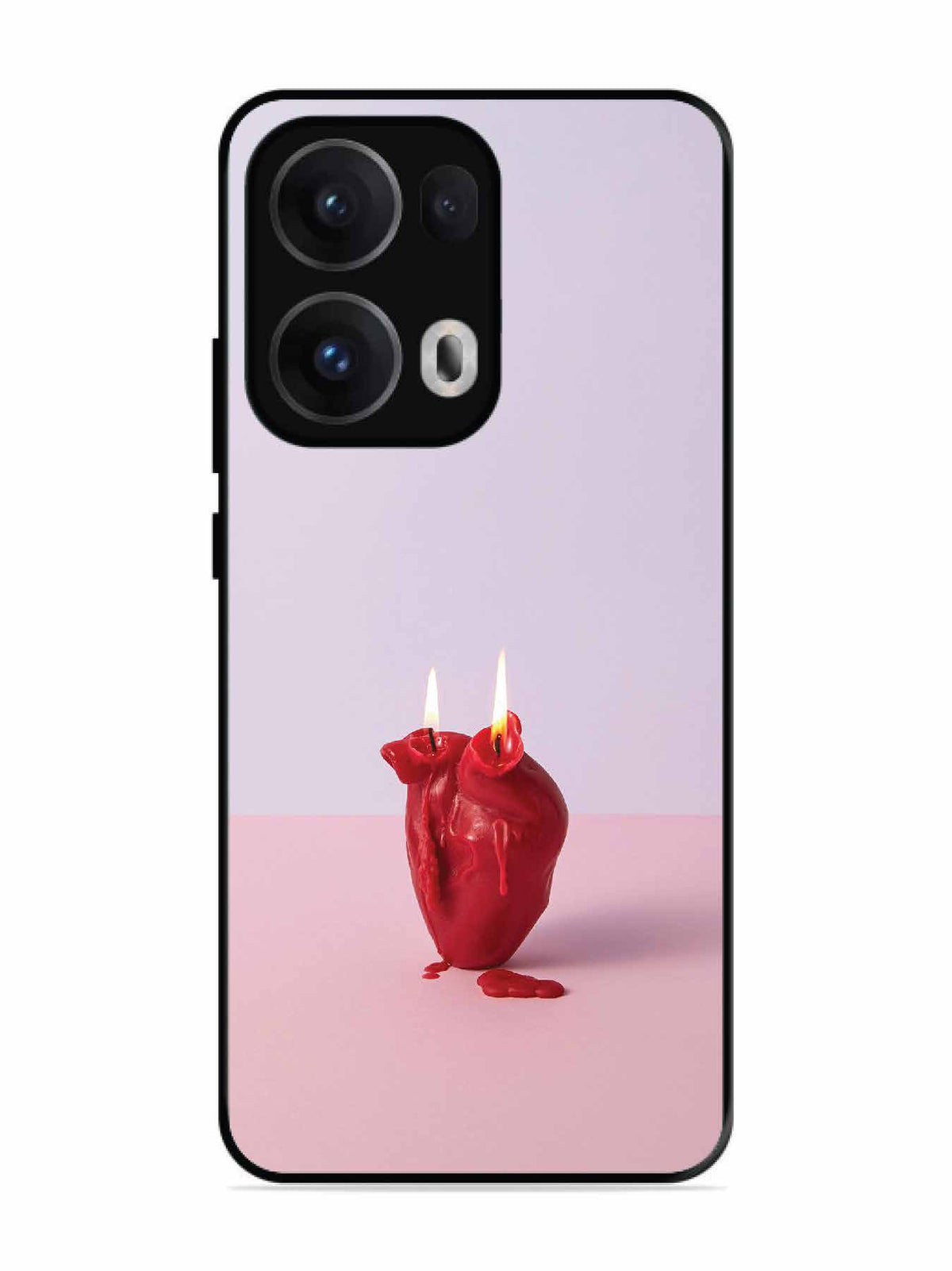 Oppo RENO 13 Pro A Lighted Heart Candle
