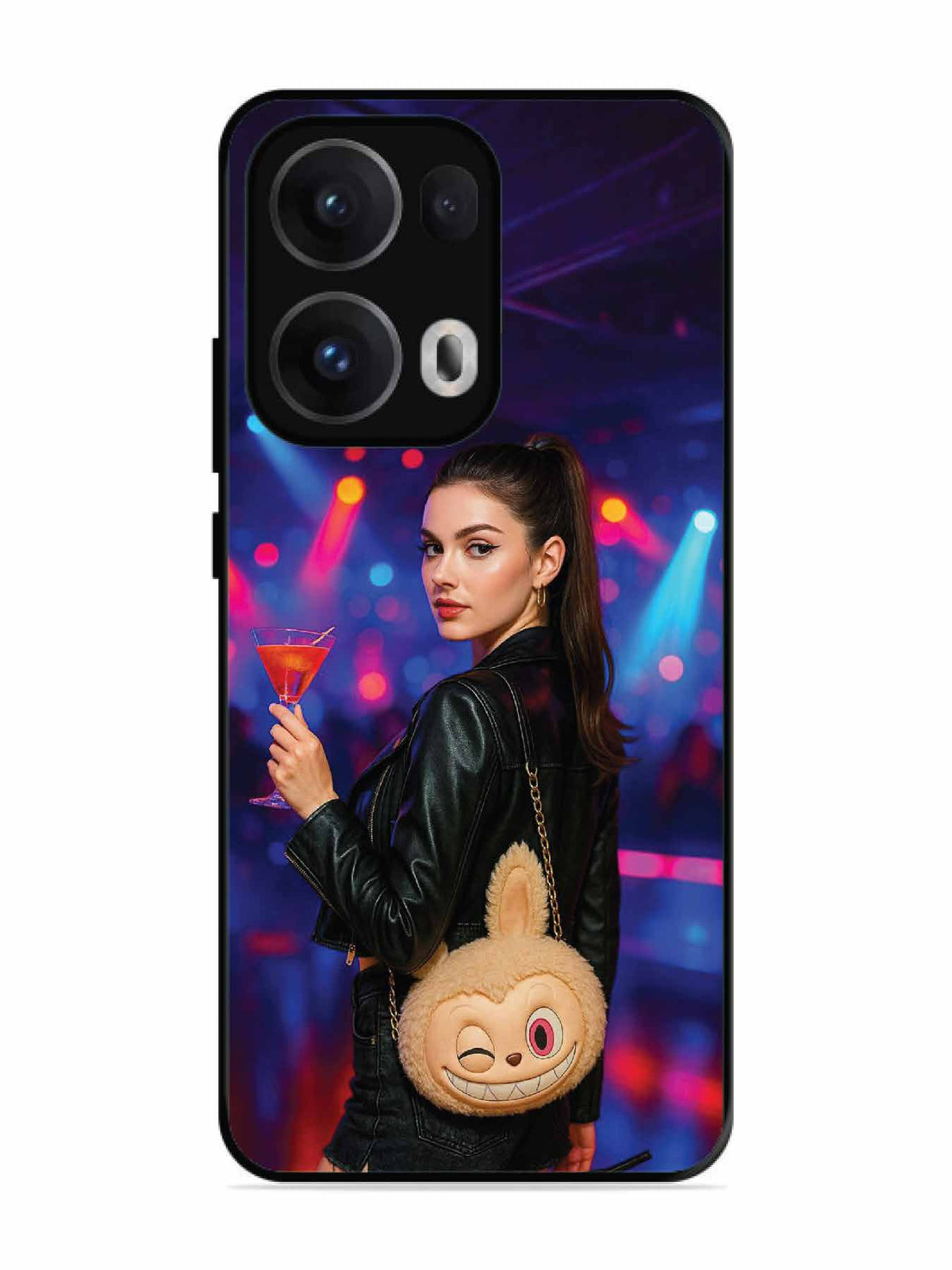 Oppo RENO 13 Pro Girl with Labubu Purs