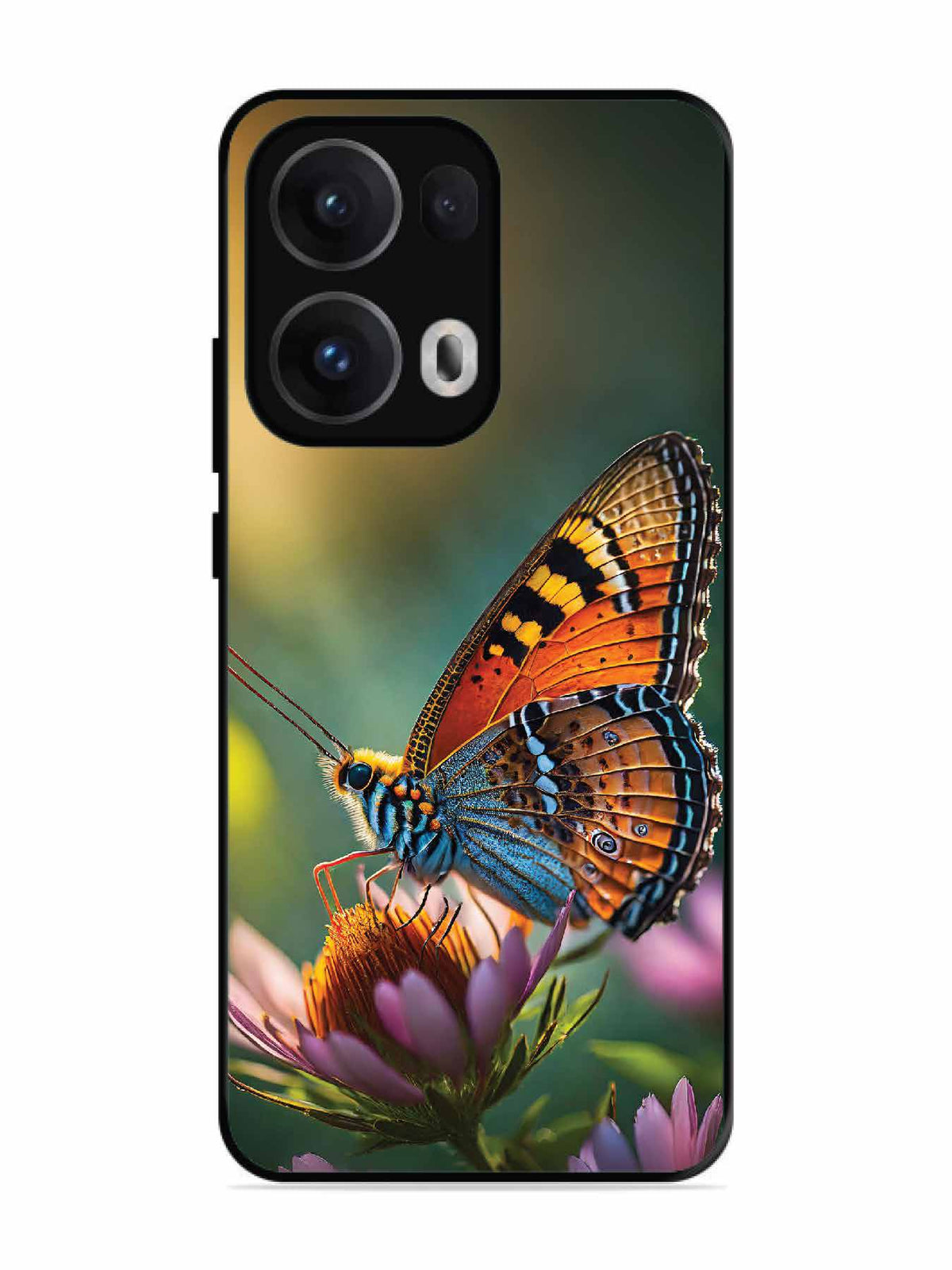 Oppo RENO 13 Pro Golden Hour Monarch Butterfly