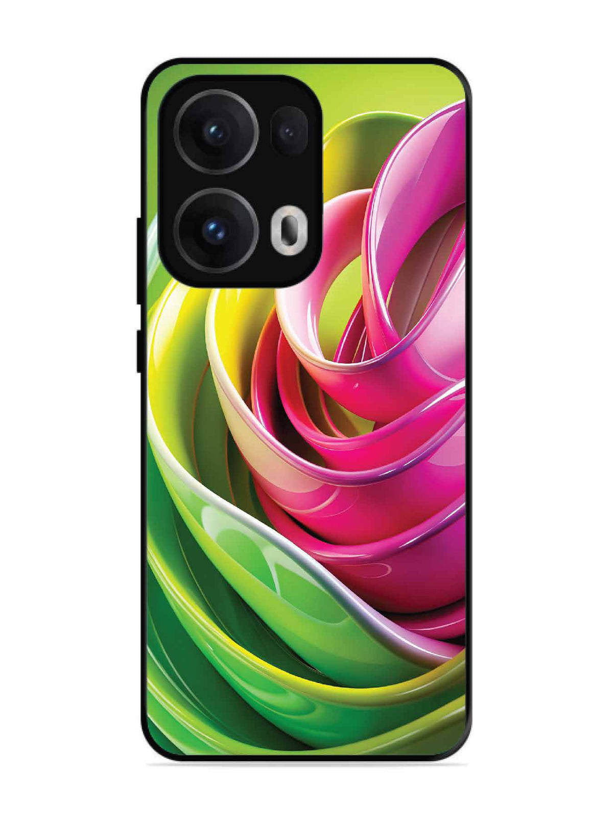 Oppo RENO 13 Pro Vibrant Swirl Glossy Ribbon Art