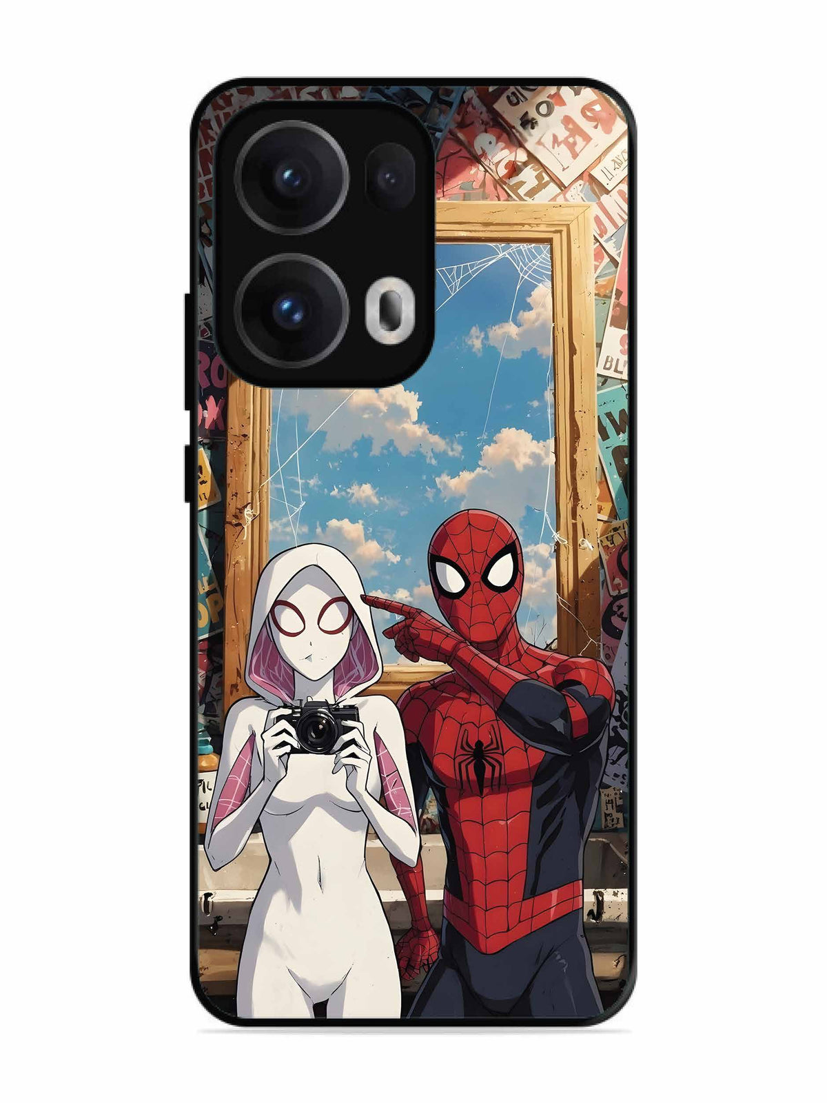 Oppo RENO 13 Pro Spiderman and Spiderwoman