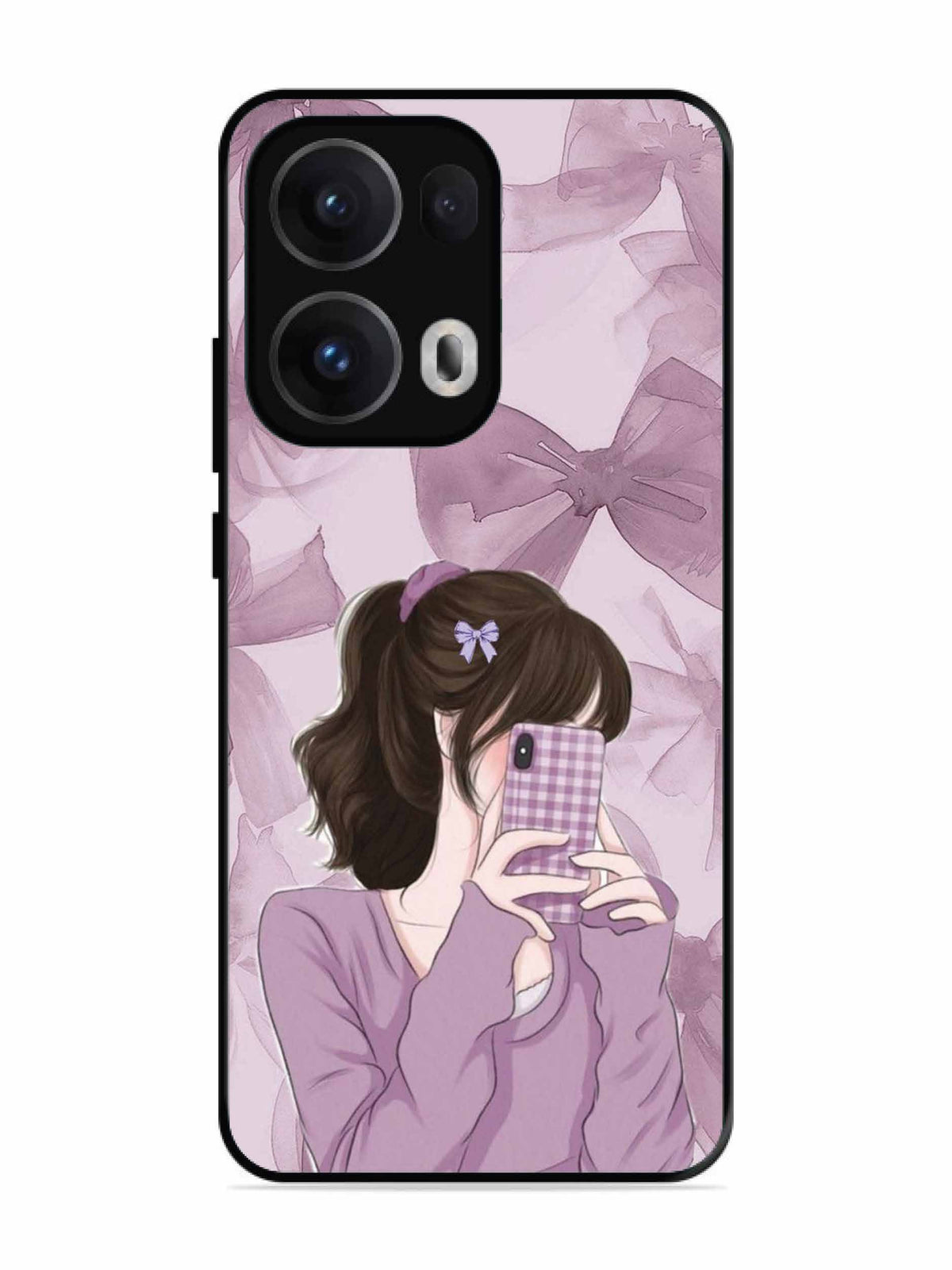 Oppo RENO 13 Pro Pinky Girl taking selfie