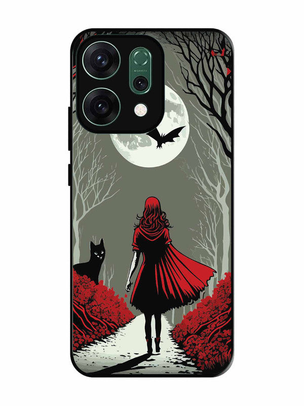 Oppo RENO 14 5G Scarlet Girl in Red Forest