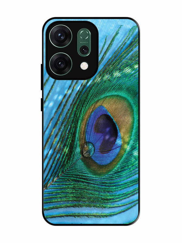 Oppo RENO 14 5G A drop on Peacock Feather
