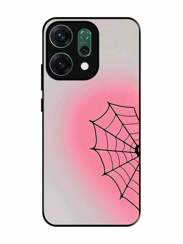Oppo RENO 14 5G Spider Web Heart for Girl