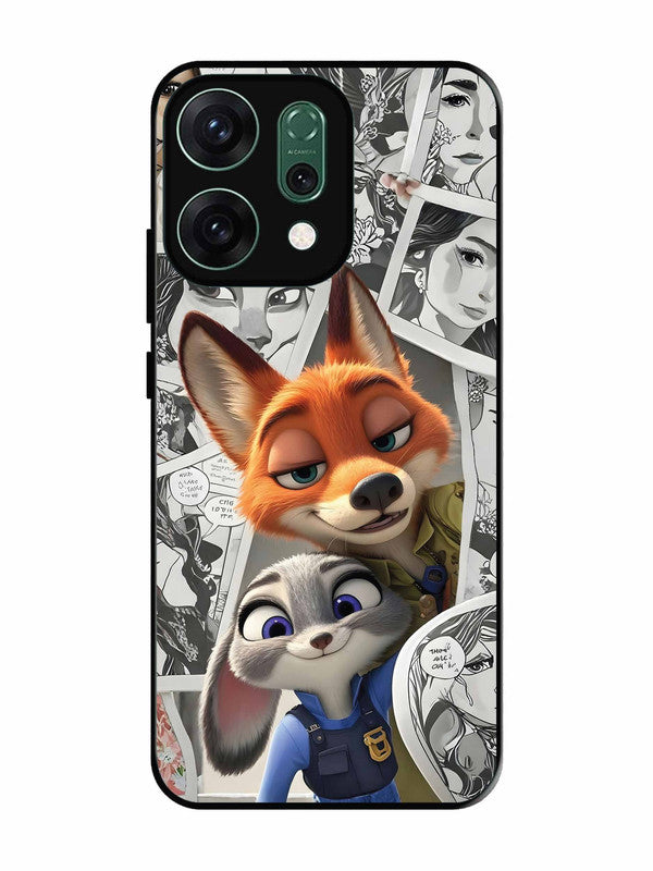 Oppo RENO 14 5G Cute Nick wilde and judy hopps