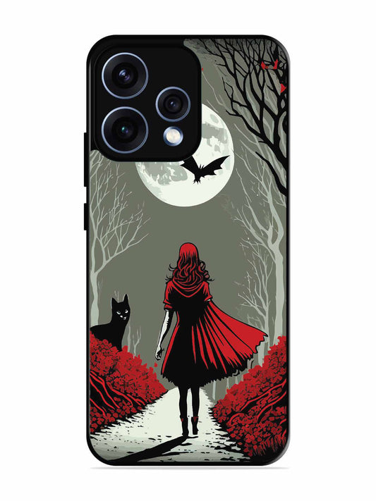 Oppo RENO 15 5G Scarlet Girl in Red Forest