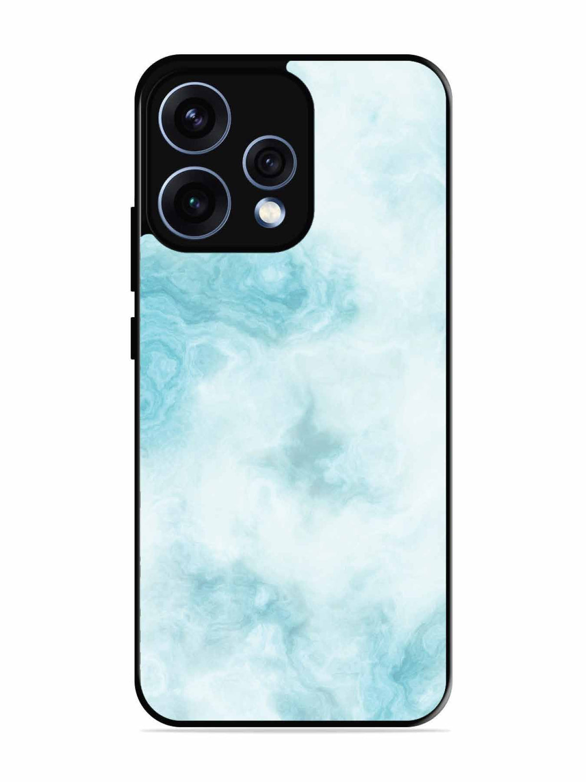 Oppo RENO 15 5G Light Blue with White Ocean Marble