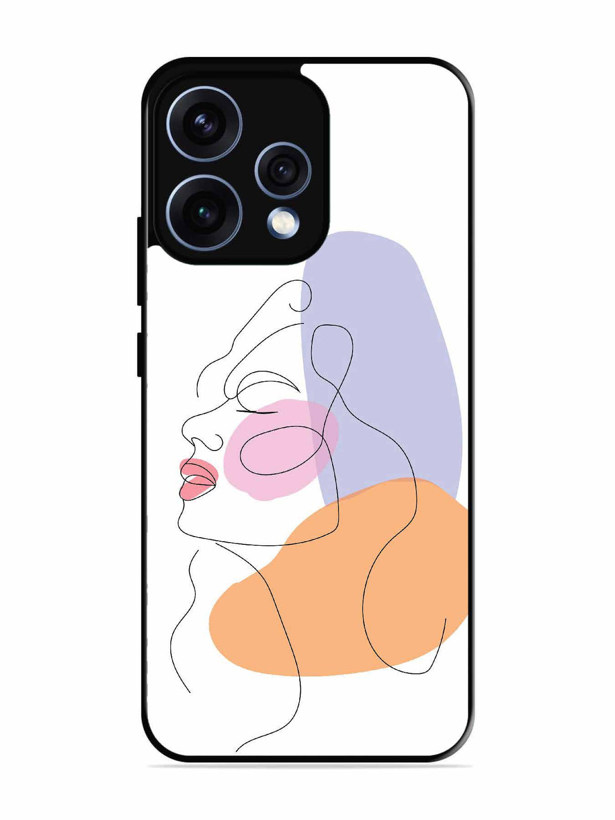 Oppo RENO 15 5G Line Art Girl Face