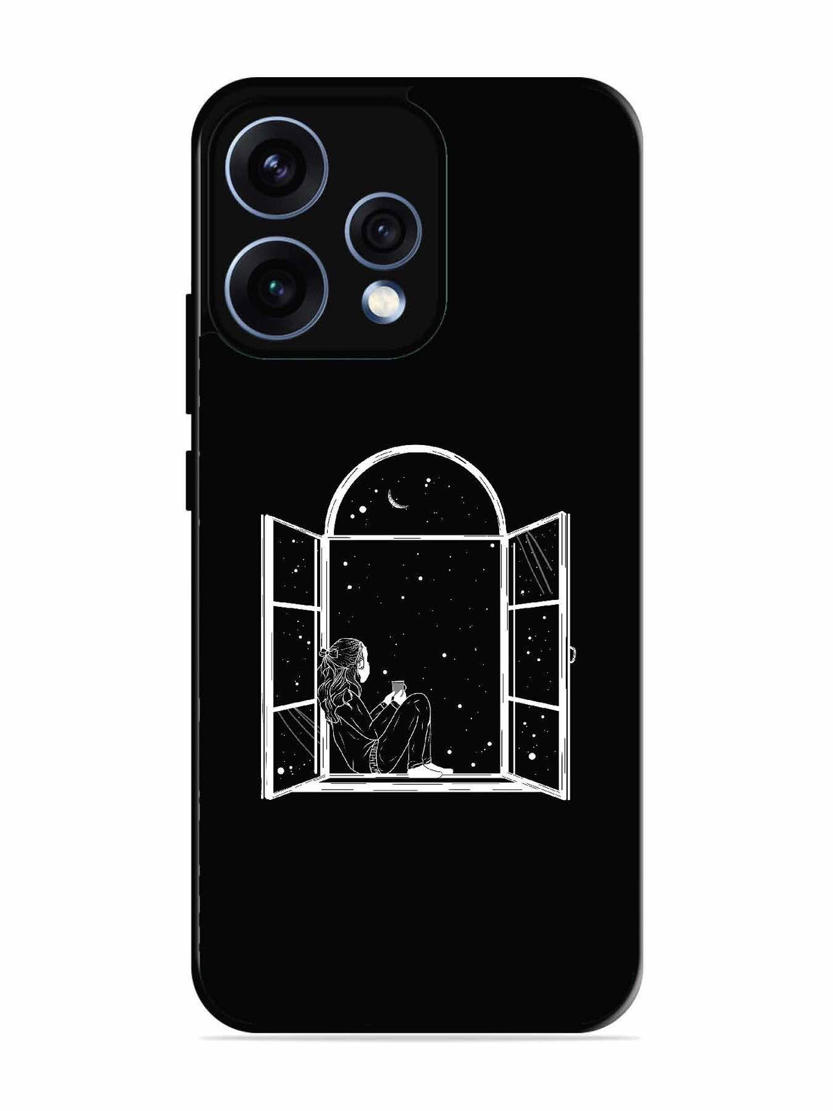 Oppo RENO 15 5G Little Girl on Window