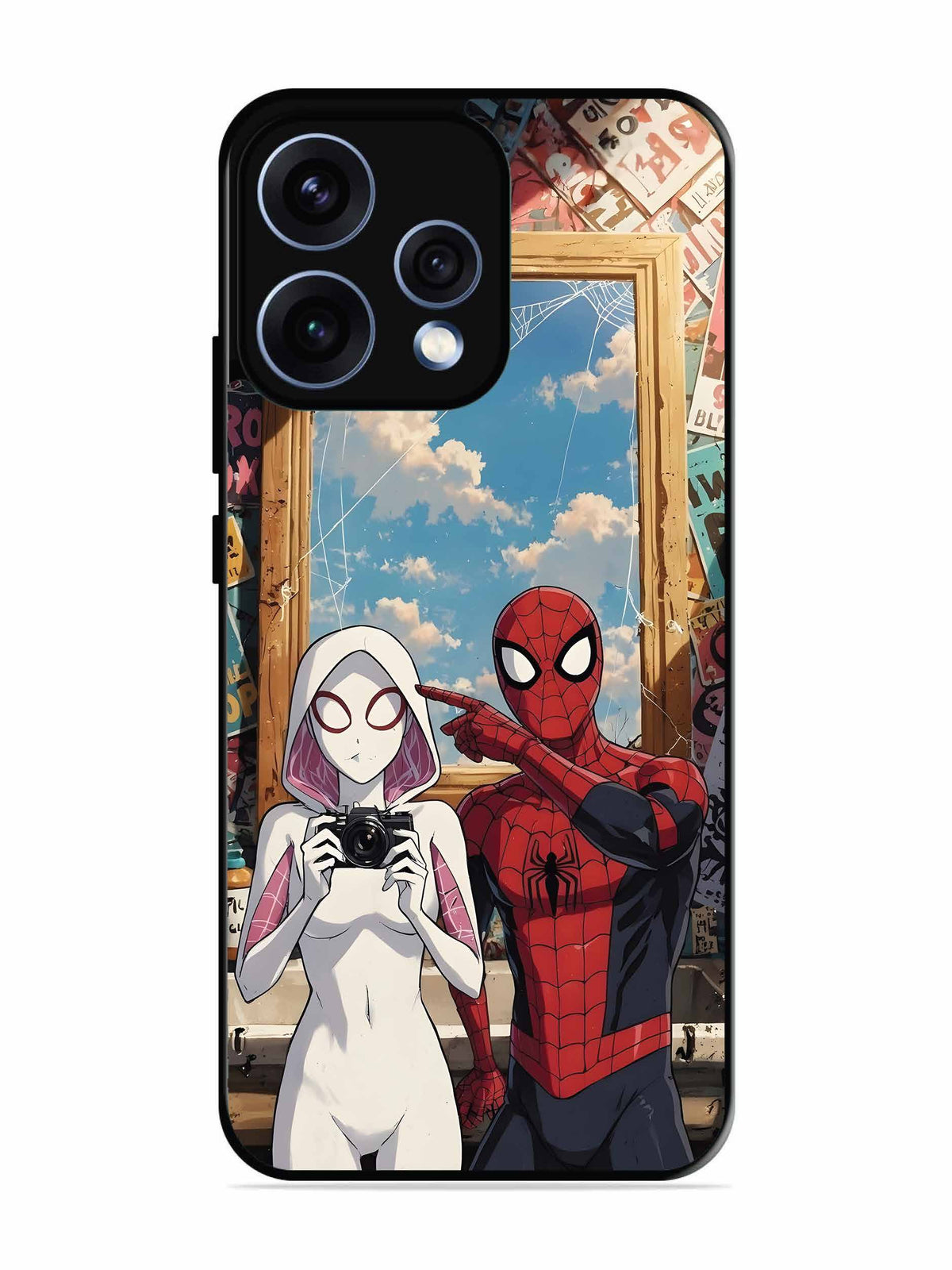 Oppo RENO 15 5G Spiderman and Spiderwoman