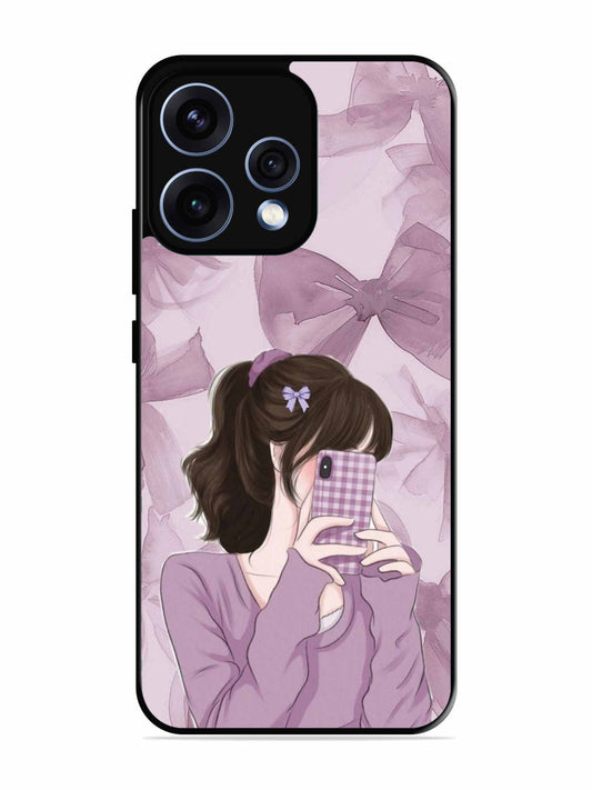 Oppo RENO 15 5G Pinky Girl taking selfie
