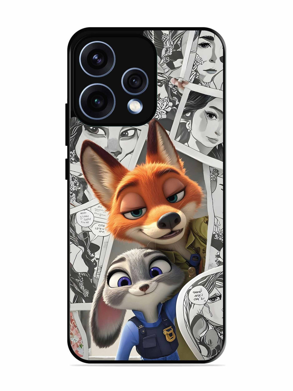 Oppo RENO 15 5G Cute Nick wilde and judy hopps