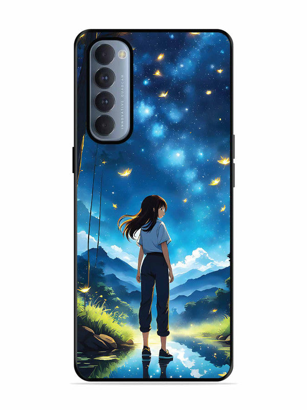 Oppo RENO 4 Pro Girl In Beautiful Forest