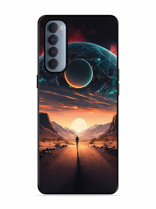 Oppo RENO 4 Pro Sunset with space scene
