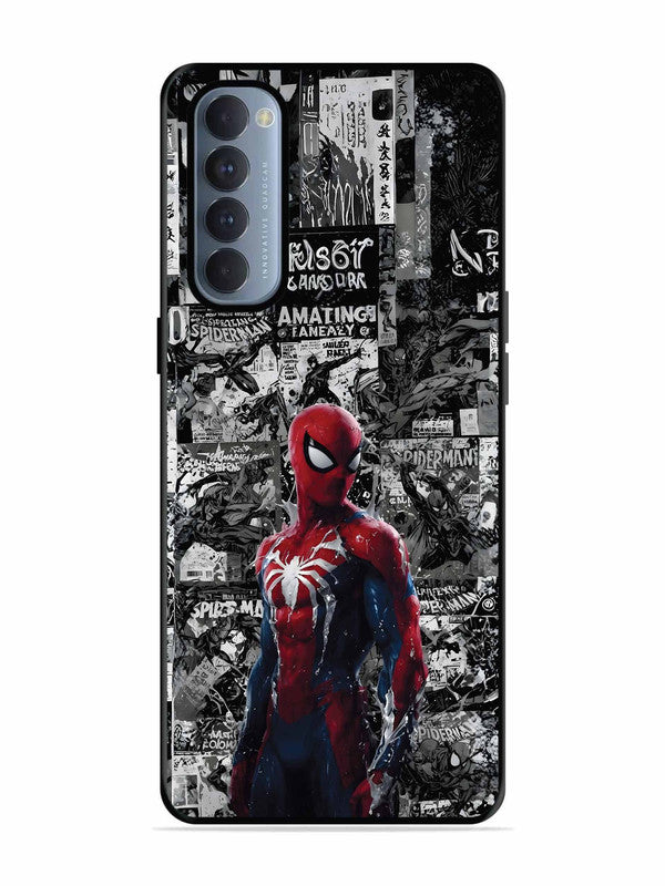 Oppo RENO 4 Pro Spiderman Highlighted on News Paper