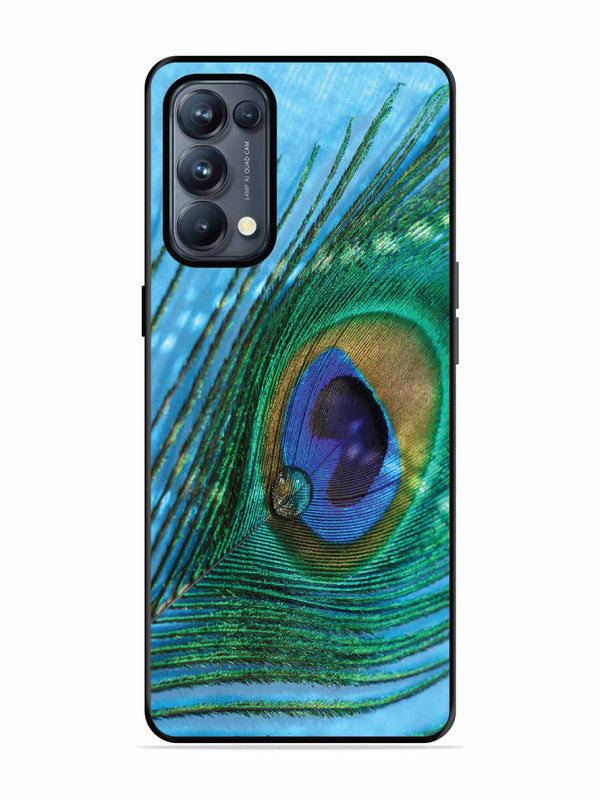 Oppo RENO 5 Pro 5G A drop on Peacock Feather