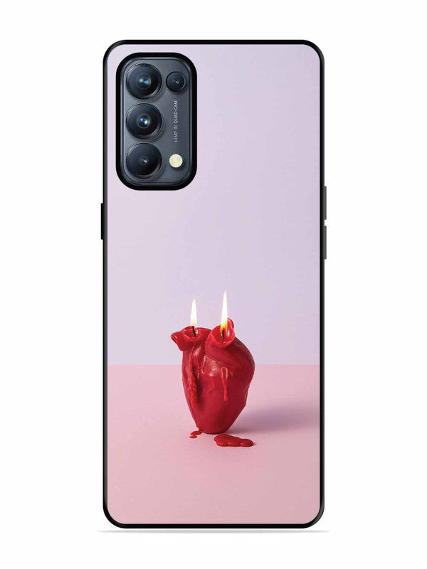 Oppo RENO 5 Pro 5G A Lighted Heart Candle