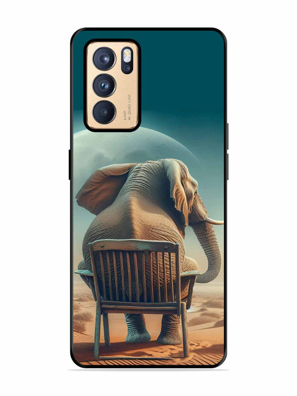 Oppo RENO 6 Pro 5G Baby Elephant om chair