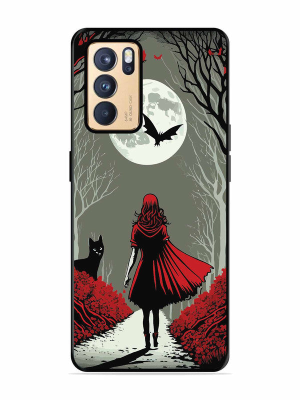 Oppo RENO 6 Pro 5G Scarlet Girl in Red Forest