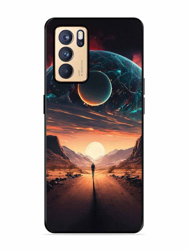 Oppo RENO 6 Pro 5G Sunset with space scene