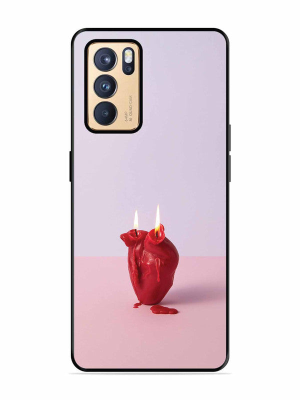 Oppo RENO 6 Pro 5G A Lighted Heart Candle