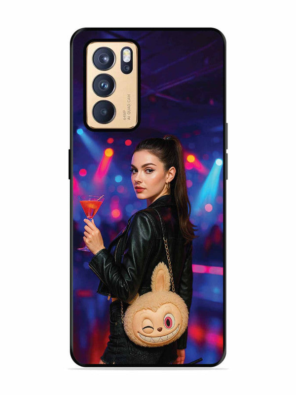 Oppo RENO 6 Pro 5G Girl with Labubu Purs