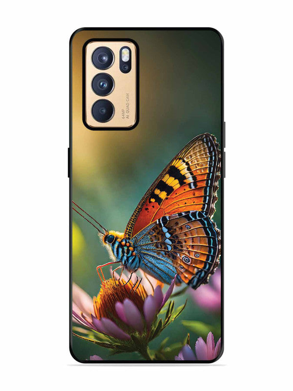 Oppo RENO 6 Pro 5G Golden Hour Monarch Butterfly