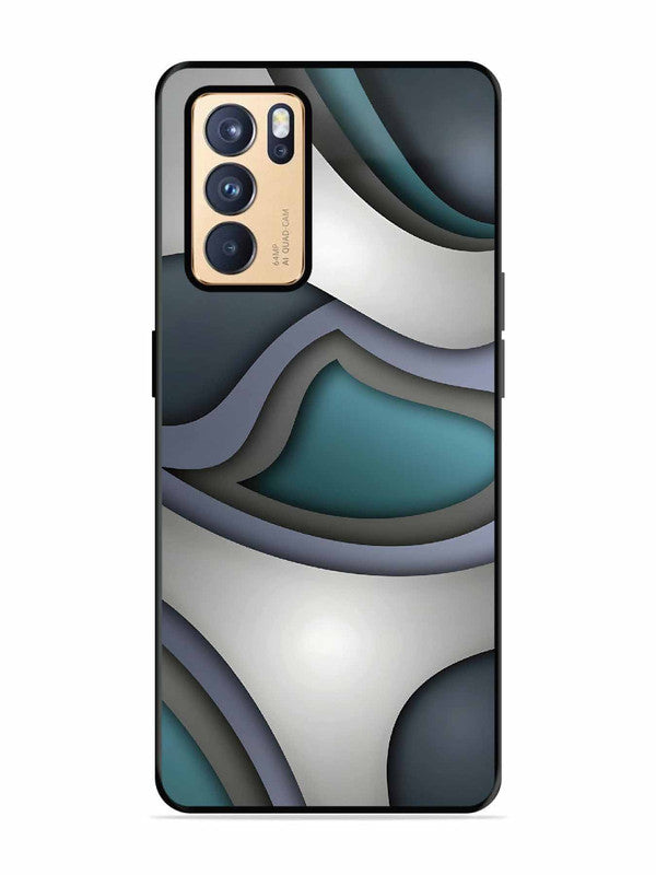 Oppo RENO 6 Pro 5G Slate Blue Gradient Wave
