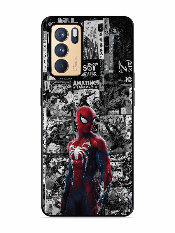 Oppo RENO 6 Pro 5G Spiderman Highlighted on News Paper
